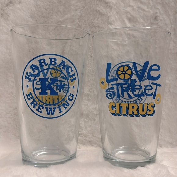 Karbach Brewing- 2 Pint Glasses - Picture 2 of 4